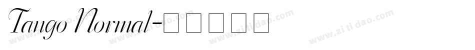 Tango Normal字体转换